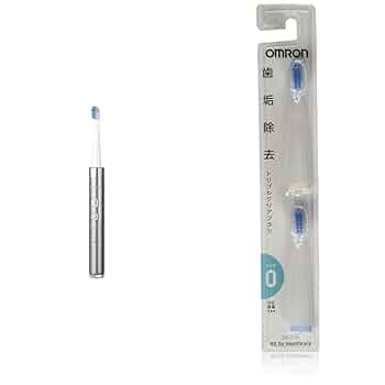 オムロンヘルスケア 音波式電動歯ブラシ HT-B312-SL シルバー オムロンヘルスケア 音波式電動歯ブラシ HT-B312-SL シルバー